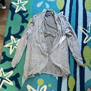 Gray mid length sweater